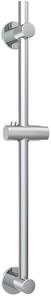 WENKO Barra per doccia Mod. EDS, 70 cm, acciaio inossidabile, 22 mm, cromata, per il bagno, adesiva, senza fori o viti, lunghezza 70 cm, supporto per soffione doccia