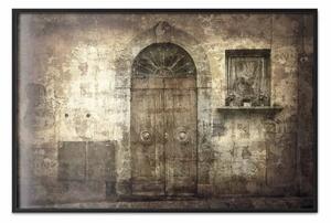 Poster: Cartolina dall'Italia: cornice urbana vintage