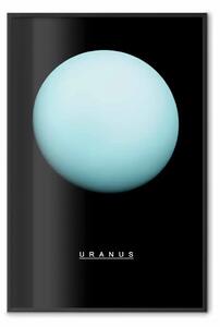Poster: Urano: pianeta blu, iscrizione inglese