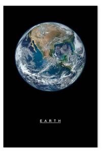 Quadro su tela Terra verticale