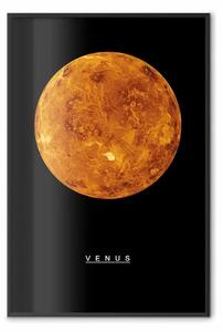 Poster: Venere: pianeta arancione, iscrizione inglese