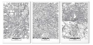Quadro su tela Metropoli tedesche (collezione)