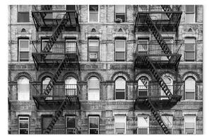 Quadro moderno Città di finestre - fotografia architettura New York