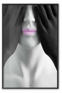 Poster: Manichino - astrazione con volto di donna