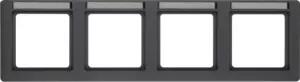 Berker 10246016 Cornice con campo di scrittura antracite con Berker Q.1