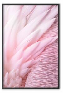 Poster: Piume d'angelo: una composizione di delicate piume rosa
