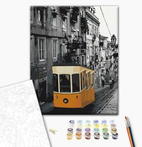 Quadro con numeri Tram a Lisbona