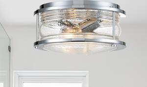 Plafoniera Ashland Bay cromo lucido Kichler QN-ASHLANDBAY-F-PC-BATH