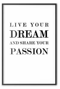 Poster: Vivi il tuo sogno e condividi la tua passione: iscrizioni