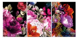 Quadro moderno Bouquet per le vacanze (3 pezzi)