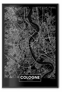 Poster: Mappa scura di Colonia - sottotitoli in inglese
