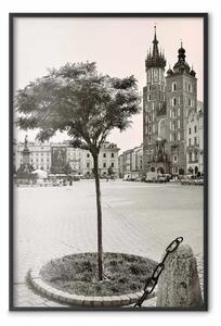Poster: Cracovia: chiesa di Santa Maria - monumento seppia