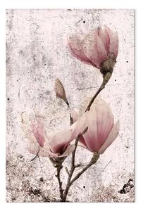 Quadro contemporaneo Magnolia matura verticale