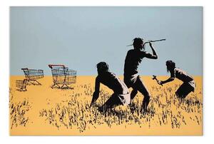 Quadro contemporaneo Cacciatore di promozioni largo