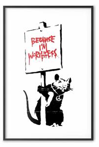 Poster: Because I'm Worthless
