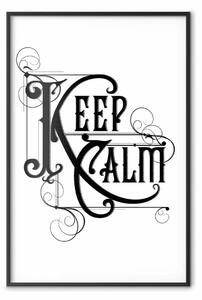 Poster: Motto di vita - scritta inglese decorativa