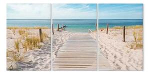 Quadro contemporaneo Vacanze al mare (3 pezzi)