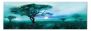 Quadro moderno Alberi del deserto stretto