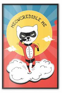 Poster: Gatto rispettabile - animale divertente con scritte in inglese