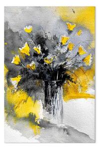 Quadro moderno Bouquet di colori verticale giallo