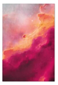 Quadro Nebulosa rosa verticale