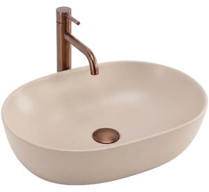 Lavabo da Appoggio Rea Lisa Mocca Matt