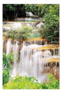 Quadro Cascata paradisiaca verticale
