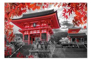 Quadro moderno Kyoto, Giappone largo