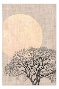 Quadro moderno Luna piena mattutina verticale