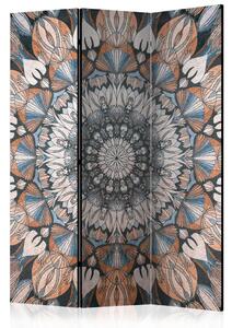 Paravento Mandala hetmana - modello colorato dall'Estremo Oriente