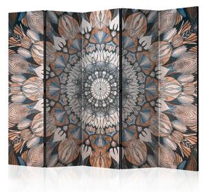 Paravento Mandala hetmana II - colorata composizione orientale