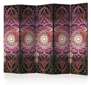 Paravento design Armonia dei dettagli II - Mandala orientale in stile Zen