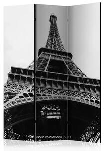 Paravento separè Gigante parigino - Torre Eiffel in bianco e nero