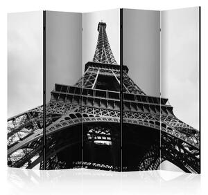 Paravento design Gigante parigino II - architettura francese in bianco e nero