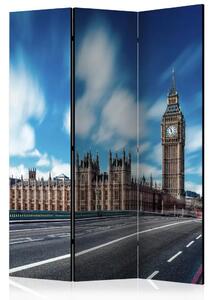 Paravento separè Londra soleggiata - Big Ben con sfondo celeste