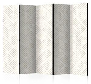 Paravento Angoli II - disegno geometrico su sfondo chiaro