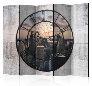 Paravento separè Fuso orario di NYC II - vista urbana e grattacieli