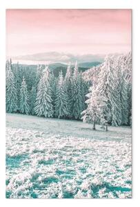 Quadro moderno Inverno rigido verticale