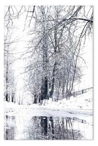 Quadro su tela Dicembre verticale