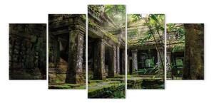 Quadro Preah Khan a Angkor Wat - Foto con architettura e giungla