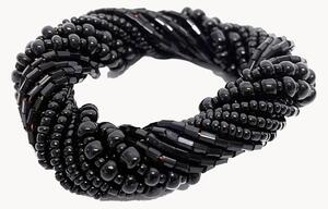 Portatovagliolo intrecciato a mano Beaded