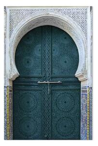 Quadro moderno Porte marocchine, turchese - Foto di architettura etnica