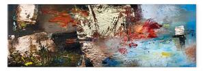 Quadro contemporaneo Astratto felice stretto