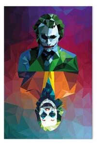 Quadro su tela Riflesso di personaggi verticale