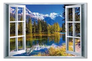 Quadro Mattina in montagna largo