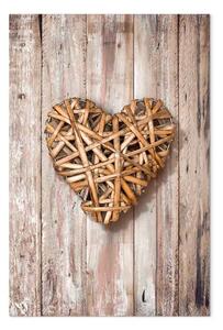 Quadro Cuore caldo verticale