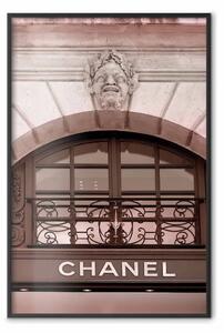 Poster: Boutique Chanel - architettura con marchio casa moda e scultura