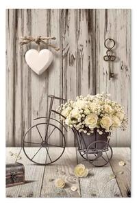 Quadro su tela Bouquet segreto verticale
