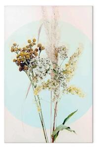 Quadro Bouquet completo di menta verticale