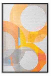 Poster: Multicolore - figure geometriche astratte di forma circolare